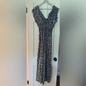 Max Studio V-Neck Jumpsuit